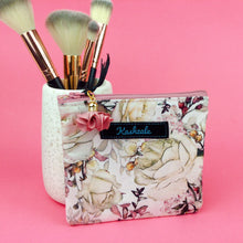 Load image into Gallery viewer, Blush Pink Floral Coin Purse. - Kashzale Cosmetic Bags