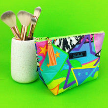 Load image into Gallery viewer, Tropical 80’s Party Medium Cosmetic Bag. - Kashzale Cosmetic Bags