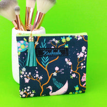 Load image into Gallery viewer, Navy Pandas and Tigers Coin Purse. Navy Coin Purse - Kashzale Cosmetic Bags