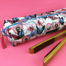 Load image into Gallery viewer, Straight 'n the Bag, Heat Resistant Travel Bag, Wild Butterflies. - Kashzale Cosmetic Bags