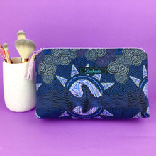 Load image into Gallery viewer, Sunset Night Dreaming Medium Makeup Bag. Aboriginal Design