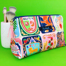 Load image into Gallery viewer, Tarot Time Medium Makeup Bag.