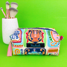 Load image into Gallery viewer, Tarot Time Medium Box Makeup Bag.