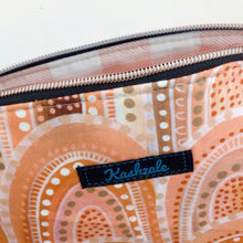 Load image into Gallery viewer, Sand Hills Double Zip Makeup Bag. Design by Holly Sanders