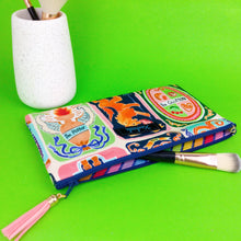 Load image into Gallery viewer, Tarot Time Zipper Pouch, Travel Pouch.