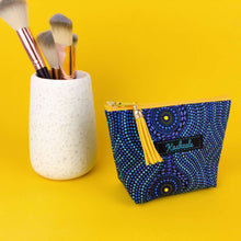 Load image into Gallery viewer, Desert Landscape Small Makeup Bag. Aboriginal Make Up Bag.