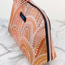 Load image into Gallery viewer, Sand Hills Double Zip Makeup Bag. Design by Holly Sanders