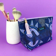 Load image into Gallery viewer, Sunset Night Dreaming Medium Cosmetic Bag. Aboriginal Design