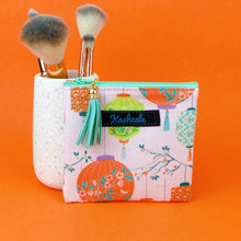 Load image into Gallery viewer, Lanterns Coin Purse. Pale Pink Coin Purse - Kashzale Cosmetic Bags