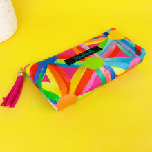 Load image into Gallery viewer, Confetti Sunglasses bag, glasses case. By Lordy Dordie Art