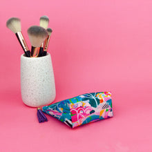 Load image into Gallery viewer, Mighty Jungle Small Makeup Bag. Deb McNaughton Design - Kashzale Cosmetic Bags