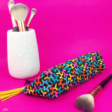 Load image into Gallery viewer, Balloon Animals Makeup Brush Bag.