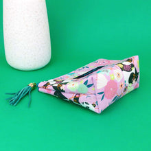 Load image into Gallery viewer, Pink Panda Small Makeup Bag.  Pink Small Makeup Bag - Kashzale Cosmetic Bags