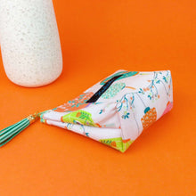 Load image into Gallery viewer, Lanterns Small Makeup Bag.  Pale Pink Small Makeup Bag - Kashzale Cosmetic Bags