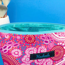 Load image into Gallery viewer, Women's Journey Medium Cosmetic Bag. By Aboriginal Artist Debbie Scott