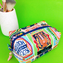 Load image into Gallery viewer, Tarot Time Medium Box Makeup Bag.