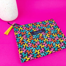 Load image into Gallery viewer, Balloon Animals Small Clutch, Small makeup bag.