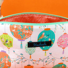 Load image into Gallery viewer, Lanterns Medium Makeup Bag. Pale Pink Makeup Bag. - Kashzale Cosmetic Bags