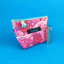 Load image into Gallery viewer, Women's Journey Small Makeup Bag. By Aboriginal Artist Debbie Scott