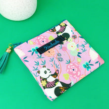 Load image into Gallery viewer, Pink Panda Coin Purse. Pink Coin Purse - Kashzale Cosmetic Bags