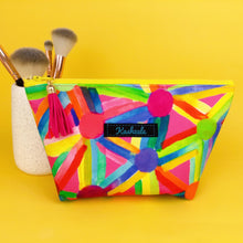 Load image into Gallery viewer, Confetti Medium Cosmetic Bag. By Lordy Dordie Art