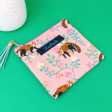Load image into Gallery viewer, Red Panda Coin Purse. Coral Coin Purse - Kashzale Cosmetic Bags