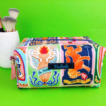 Load image into Gallery viewer, Tarot Time Large Box Cosmetic Bag.