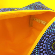 Load image into Gallery viewer, Desert Landscape Large Box Cosmetic Bag. Aboriginal Design.