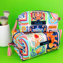 Load image into Gallery viewer, Tarot Time Medium Box Makeup Bag.