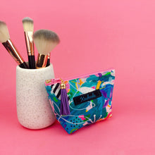 Load image into Gallery viewer, Mighty Jungle Small Makeup Bag. Deb McNaughton Design - Kashzale Cosmetic Bags