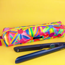 Load image into Gallery viewer, Straightener Travel Bag, Straight 'n the Bag, Heat Resistant Travel Bag, Confetti Design