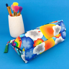 Load image into Gallery viewer, Rainbow Land Medium Makeup Bag. Kasey Rainbow Design. - Kashzale Cosmetic Bags