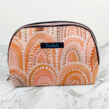 Load image into Gallery viewer, Sand Hills Double Zip Makeup Bag. Design by Holly Sanders