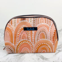 Load image into Gallery viewer, Sand Hills Double Zip Makeup Bag. Design by Holly Sanders