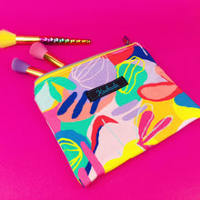 Load image into Gallery viewer, Disco Small Clutch, Small makeup bag. World of Mik Design.
