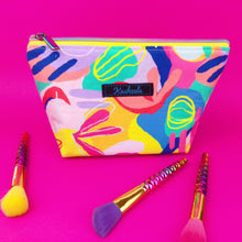 Load image into Gallery viewer, Disco Medium Cosmetic Bag. World of Mik Design. - Kashzale Cosmetic Bags