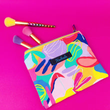 Load image into Gallery viewer, Disco Small Clutch, Small makeup bag. World of Mik Design. - Kashzale Cosmetic Bags