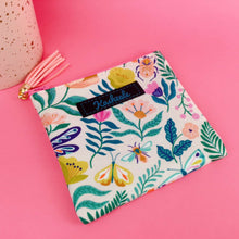 Load image into Gallery viewer, Green and Cream  Coin Purse. - Kashzale Cosmetic Bags