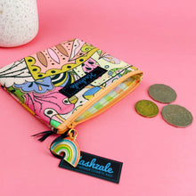 Load image into Gallery viewer, Pastel Abstract Coin Purse. - Kashzale Cosmetic Bags