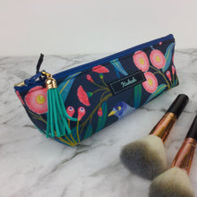 Load image into Gallery viewer, Blossom Bird Makeup Brush Bag.
