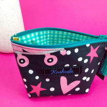 Load image into Gallery viewer, Roller Skating Rainbow Small Makeup Bag.
