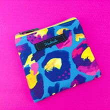 Load image into Gallery viewer, Electric Leopard Coin Purse. Kasey Rainbow Design. - Kashzale Cosmetic Bags