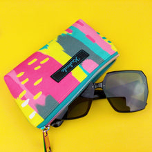 Load image into Gallery viewer, 21st Party Sunglasses bag, glasses case. Exclusive Design - Kashzale Cosmetic Bags