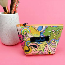 Load image into Gallery viewer, Pastel Abstract Small Makeup Bag. - Kashzale Cosmetic Bags