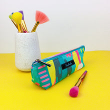 Load image into Gallery viewer, 21st Party Makeup Brush Bag. - Kashzale Cosmetic Bags