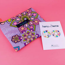 Load image into Gallery viewer, Mandala Magnifica Mauve Gift Set. Exclusive Design.(Style 1) - Kashzale Cosmetic Bags