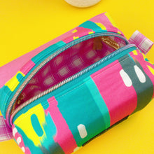 Load image into Gallery viewer, 21st Party Medium Box Makeup Bag.  Exclusive Design. - Kashzale Cosmetic Bags