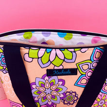 Load image into Gallery viewer, Mandala Magnifica Peach Large Makeup Bag. Exclusive Design. - Kashzale Cosmetic Bags