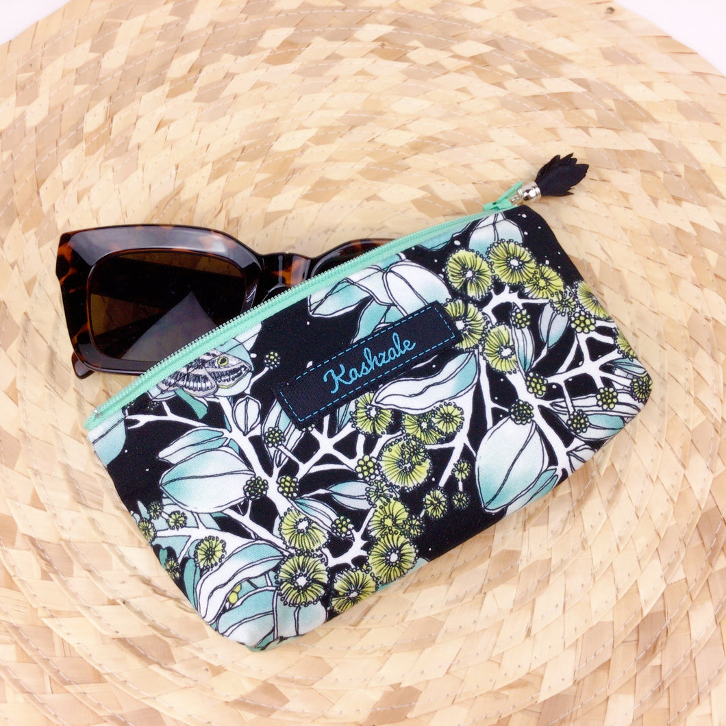 Nocturnal Sunglasses bag, glasses case. Design by The Scenic Route.