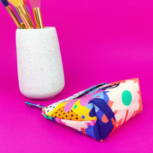 Load image into Gallery viewer, Sunshine and Happiness Small Makeup Bag.  Deb McNaughton Design. - Kashzale Cosmetic Bags